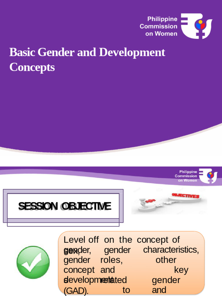 GAD Concepts | PDF | Gender | Gender Studies