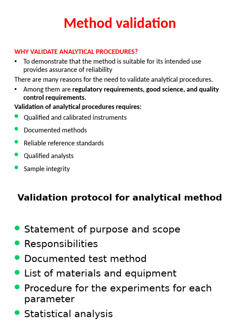 Analytical Method Validation Guide | PDF | Detection Limit ...