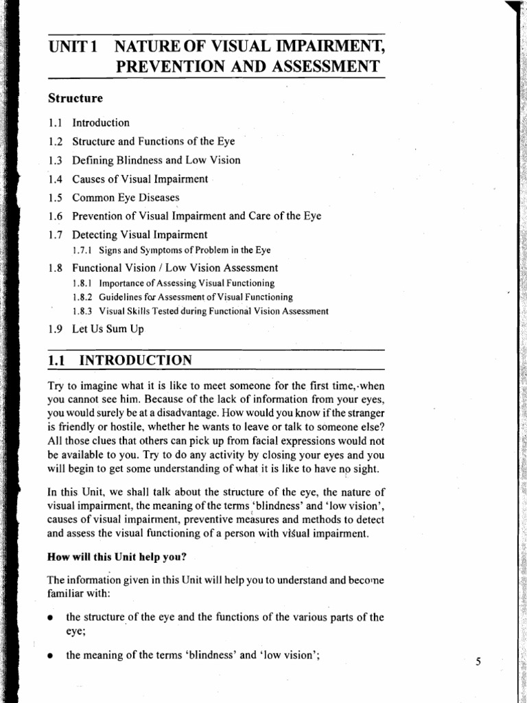 Understanding Visual Impairment Basics | PDF | Visual Acuity | Visual ...