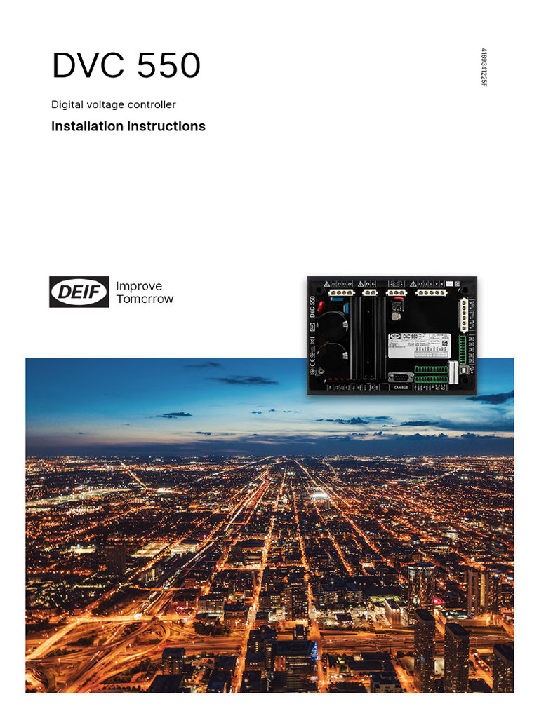 DVC 550 Digital Voltage Controller Guide | PDF | Power Supply | Switch