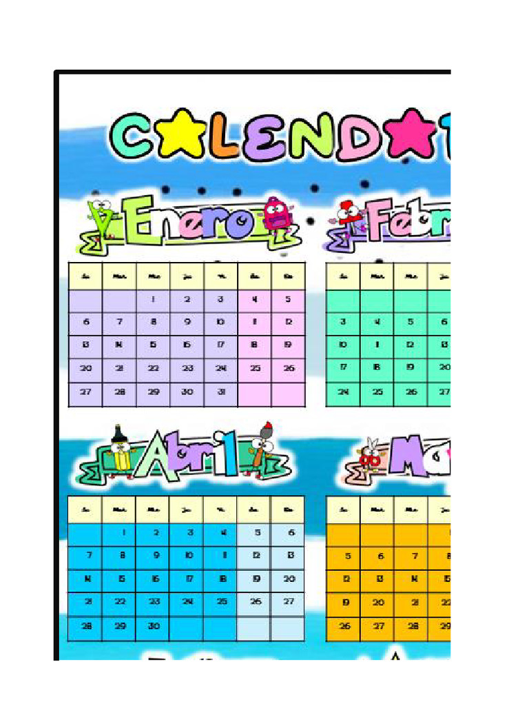 Calendario 2X2 | PDF