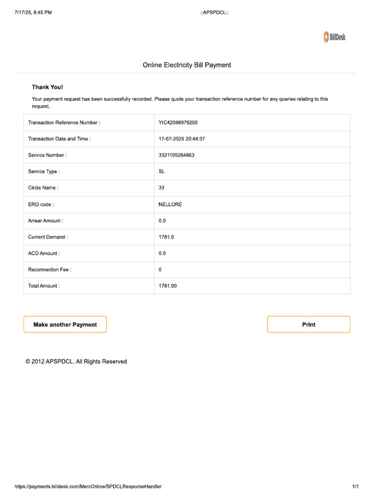 Current Bill -June | PDF