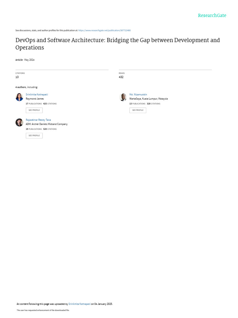 DevOps and Software Architecture Insights | PDF | Agile Software ...