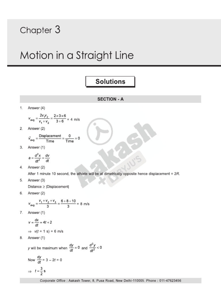 CLS MED 23 24 XIII Phy Package 1 Level 1 Chapter 3 | PDF
