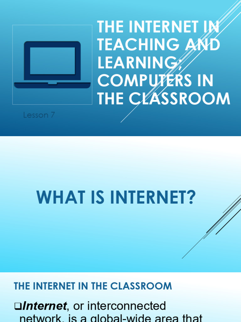 Internet and Computers in Education | PDF | Computer Mediated ...