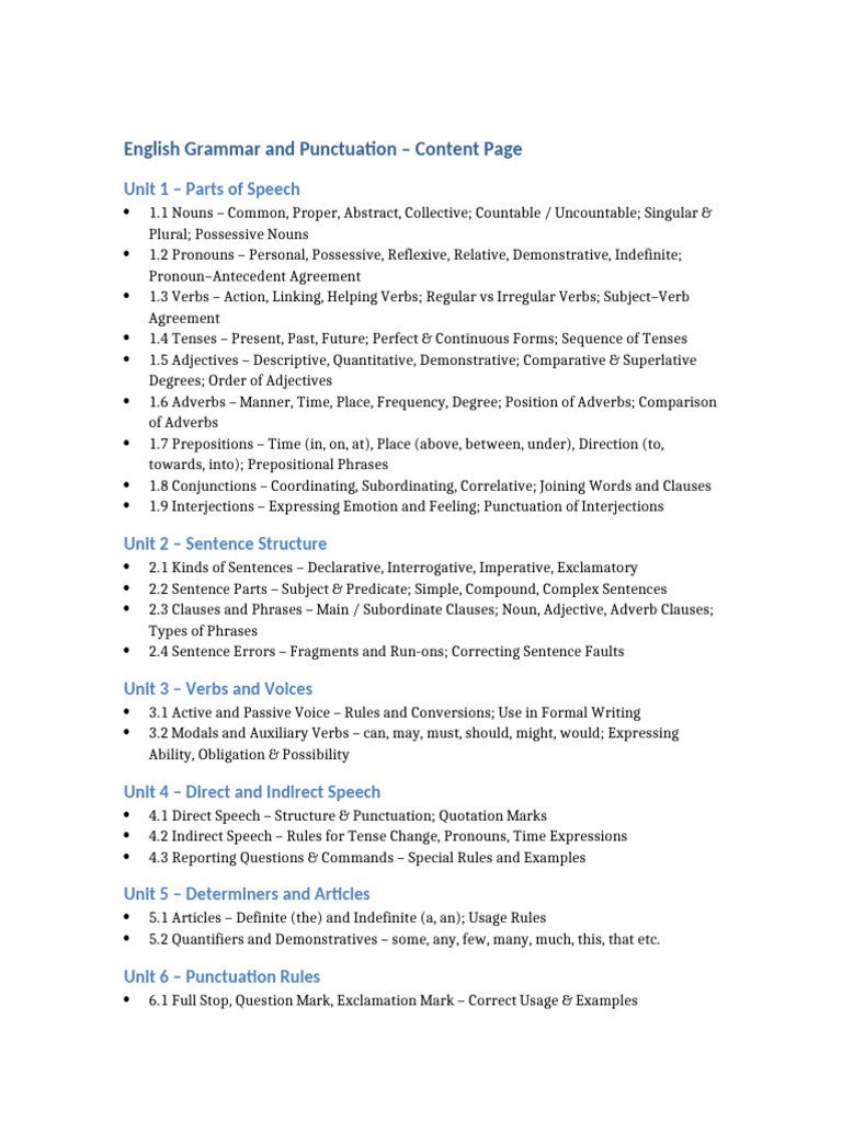 Comprehensive English Grammar Guide | PDF | English Grammar | Verb