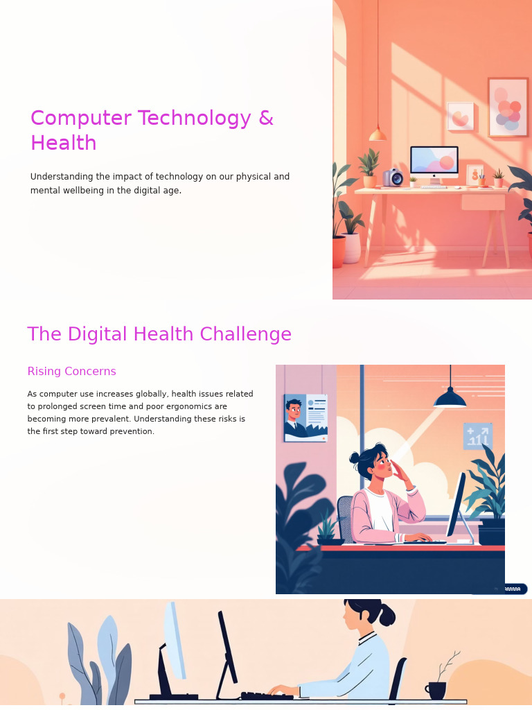 Computer Technology and Health | PDF | Diseases And Disorders