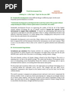 Download World Environment Day Article By by SuyampirakasamS SN94796 doc pdf