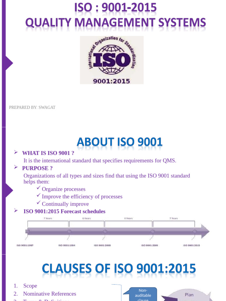 Awarness On ISO 9001 - 2015 | PDF | Quality Management System | Quality ...