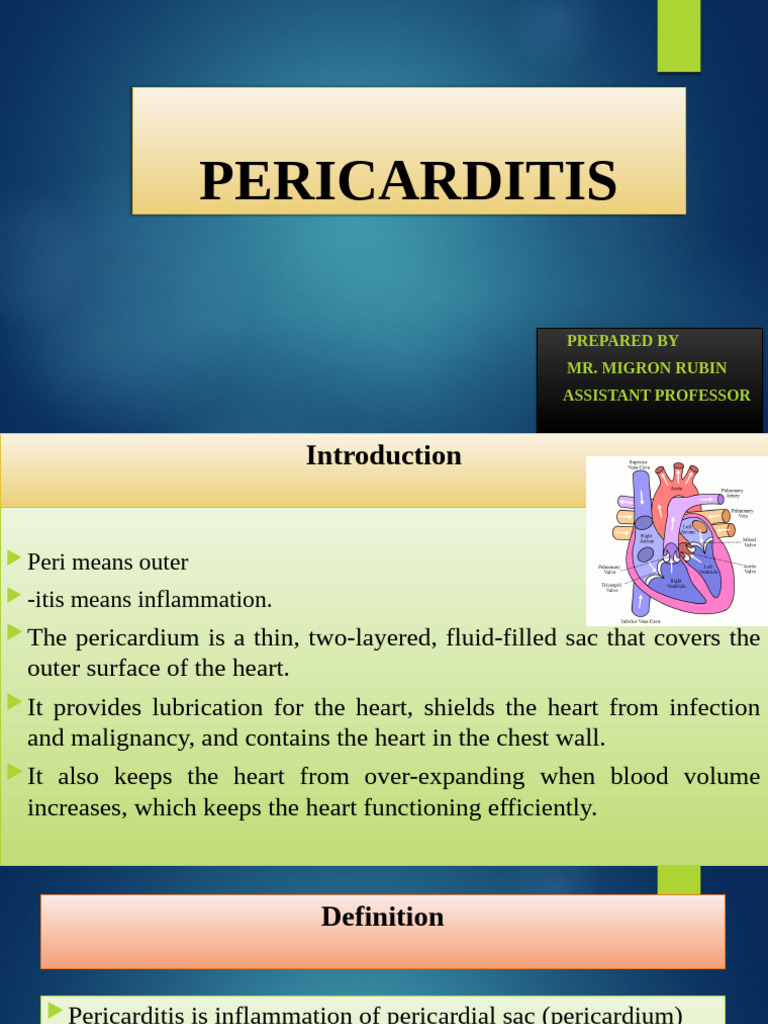 Pericarditis | PDF | Heart | Cardiology