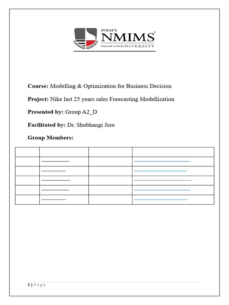A2d Mobd Report | PDF | Forecasting | Autoregressive Integrated Moving ...