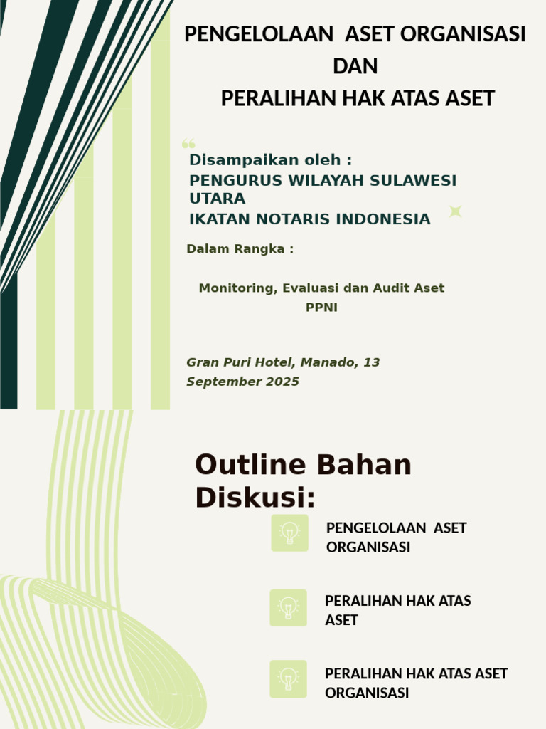 Manajemen Aset dan Peralihan Hak | PDF