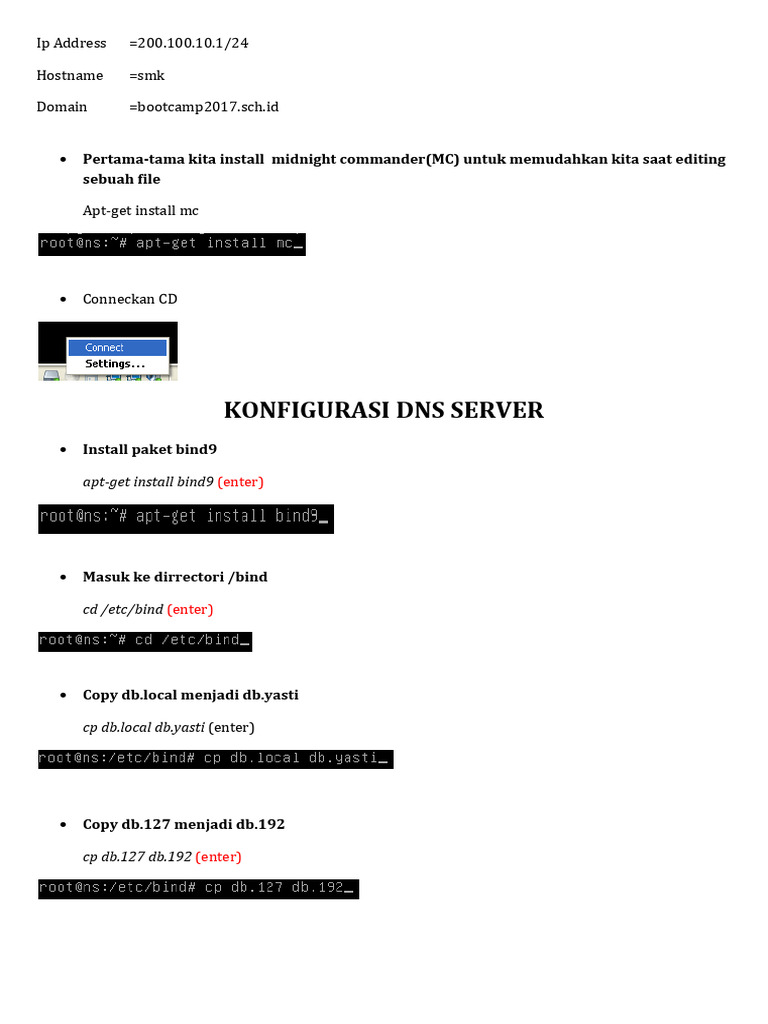 Panduan Konfigurasi Server di Debian 7 | PDF
