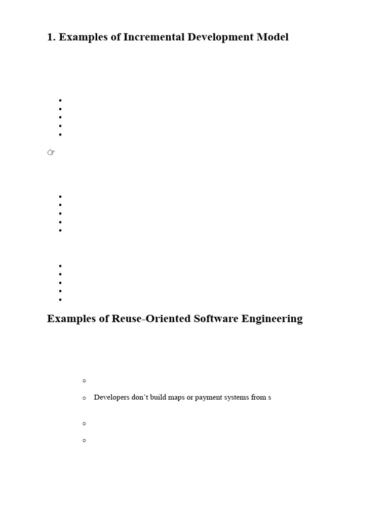 Incremental Development Model Examples | PDF | Class (Computer ...