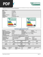 AHU Specifications and CFM Data | PDF | Mechanical Engineering