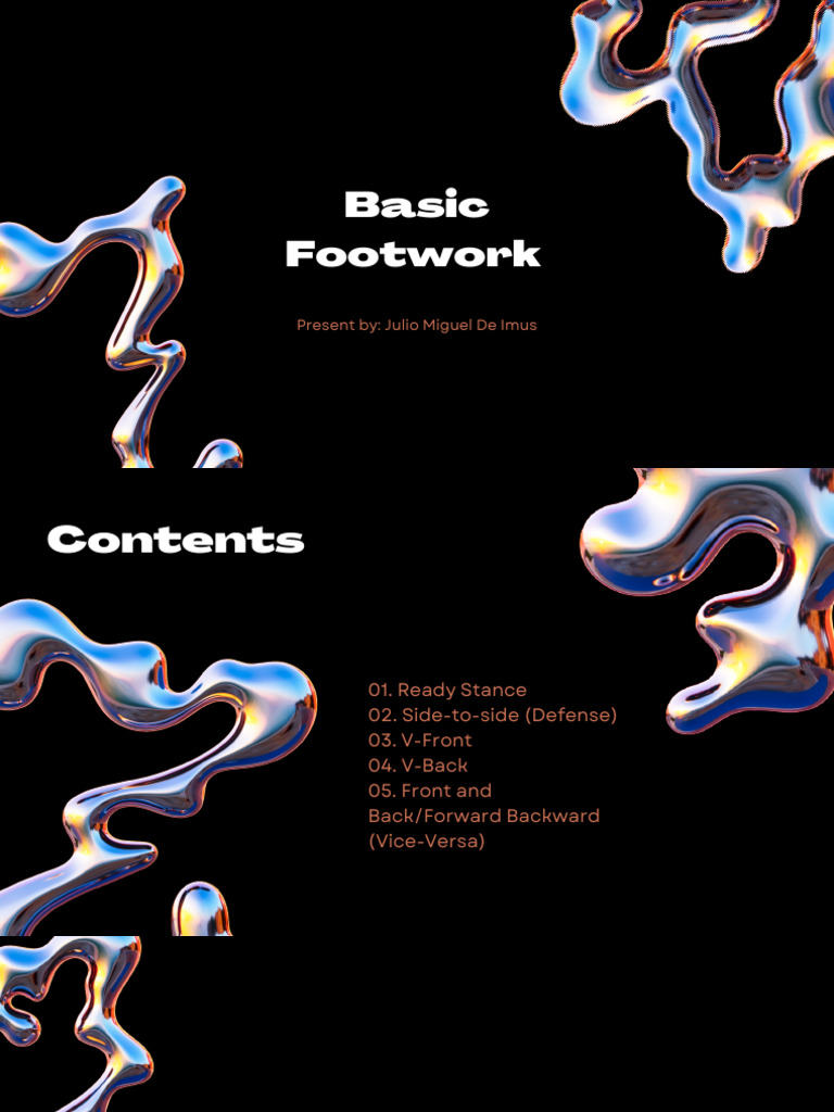 Basic Footwork Techniques for Sports | PDF
