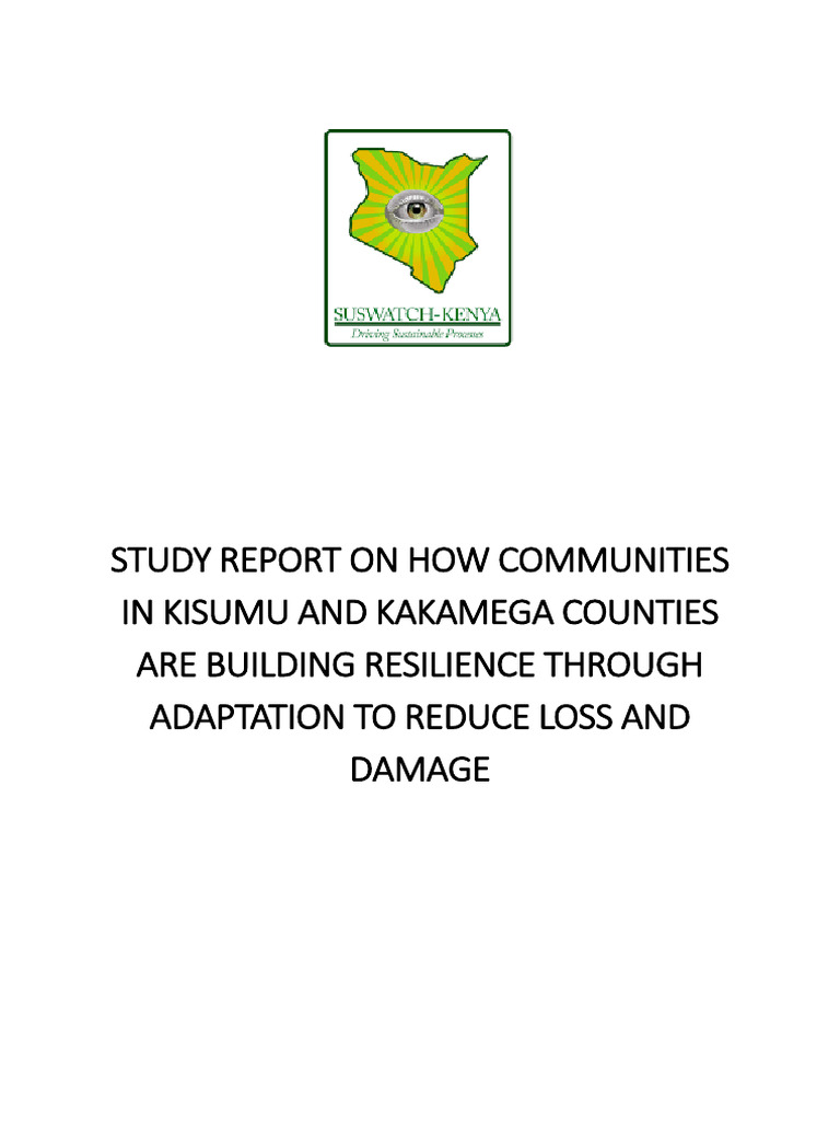 Report | PDF | Climate Resilience | Climate Change
