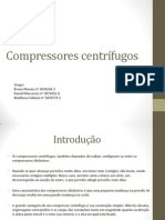 Compressores centrífugos