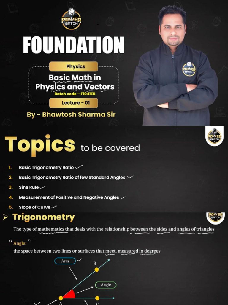 Basic Maths in Physics and Vectors 01 - Class Notes - PDF (297 X 210 PX ...
