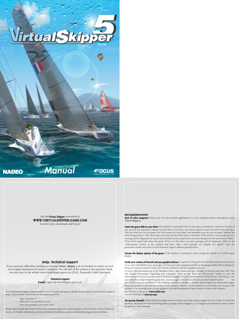 Virtual Skipper 5 Installation Guide | PDF | Menu (Computing) | Icon ...
