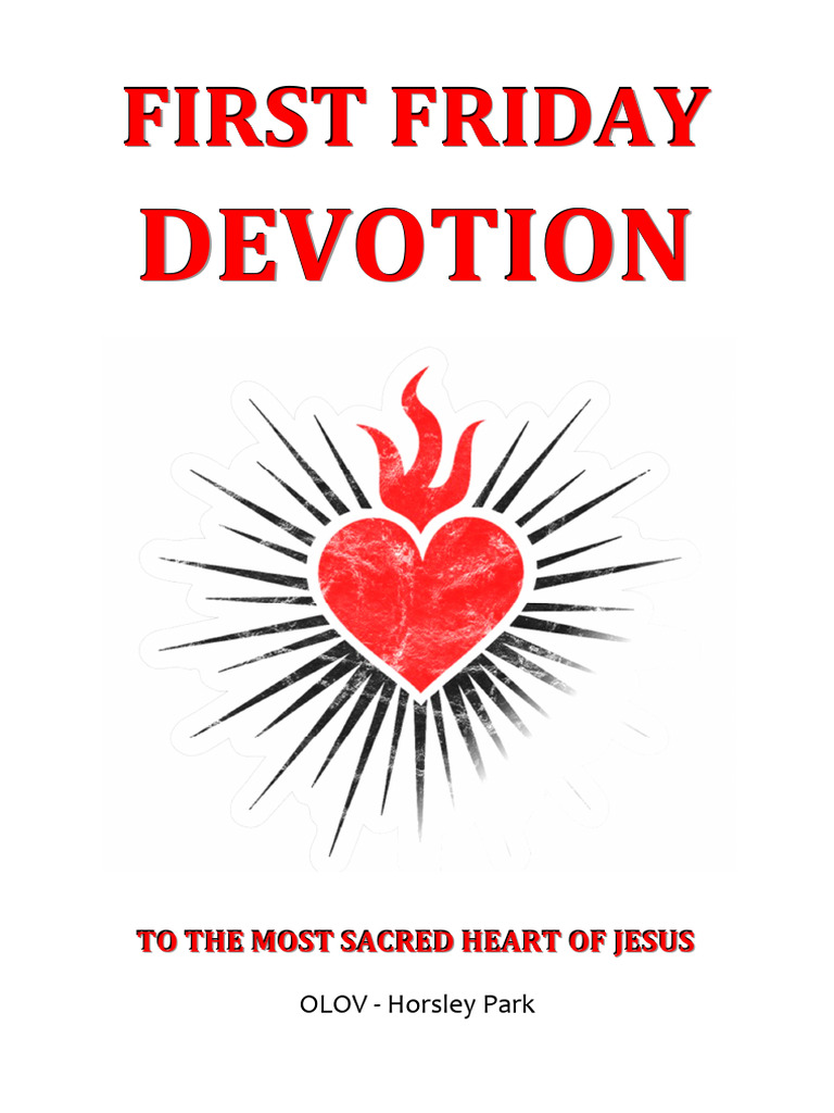First Friday Devotion 01-10-2021 | PDF | Lord's Prayer | Mercy