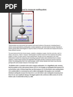 The Instrument Used To Measure Earthquakes