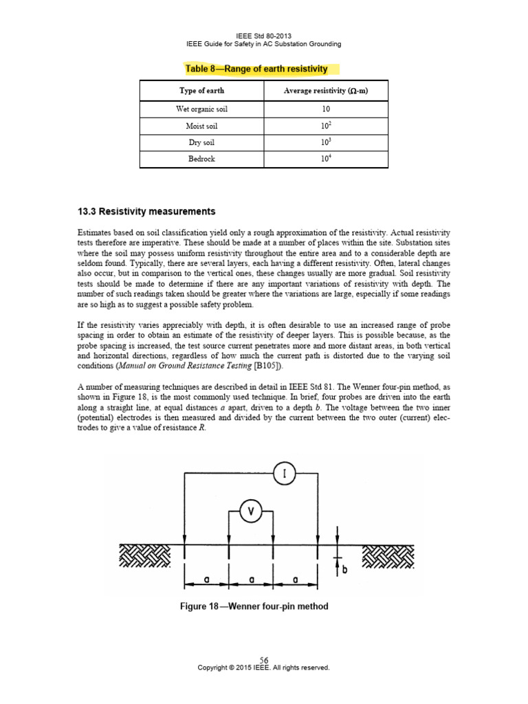 AC Substation Grounding Safety Guide | PDF | Electrical Resistivity And ...