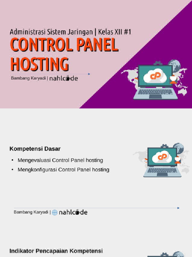 Bab 1 - Control Panel Hosting | PDF