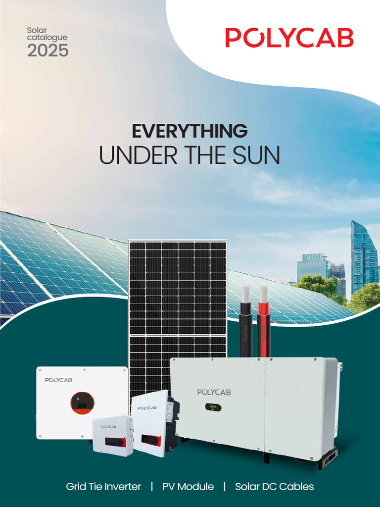 Polycab Inverter Datasheet 2025 | PDF | Solar Power | Photovoltaic System