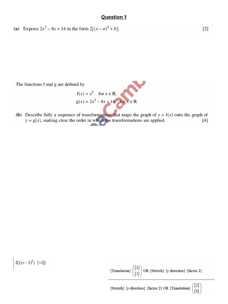 Functions - WS 3 | PDF