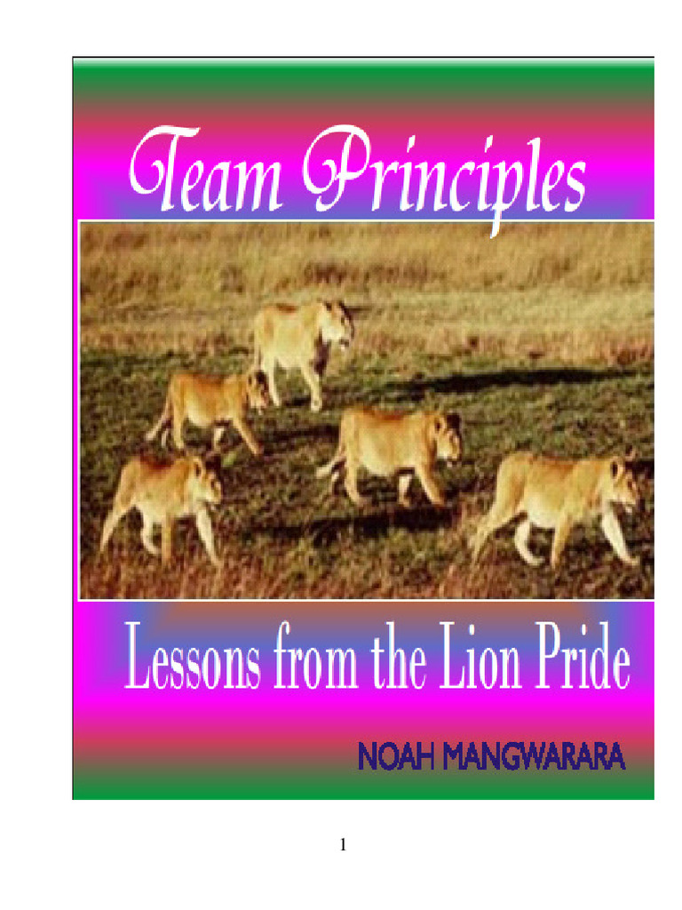 Teamwork Principles from Lion Pride | PDF | Lion | Leadership
