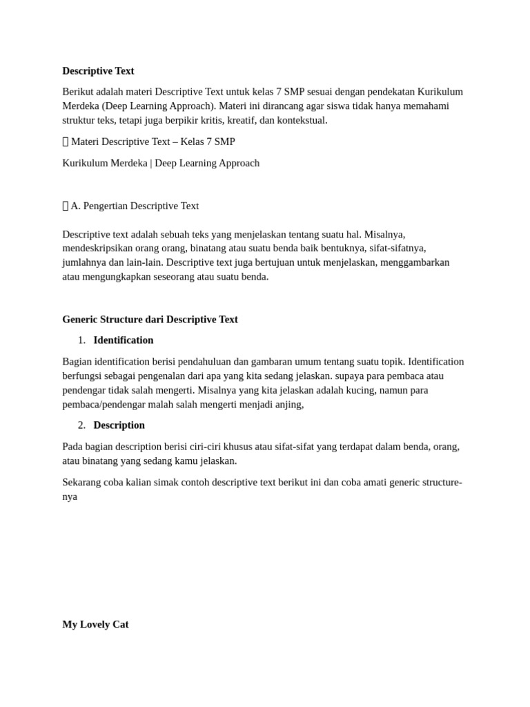 Descriptive Text | PDF