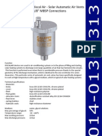 Discal Air - Solar Automatic Air Vents - 3-8inch MBSP Connection