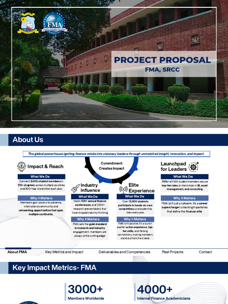 FMA SRCC Project Proposal Overview | PDF | Startup Company | Small ...