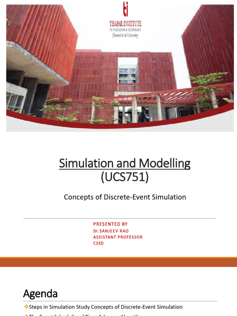 Discrete-Event Simulation Concepts | PDF | System | Scheduling (Computing)