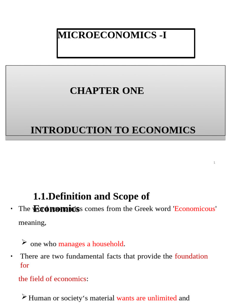 Introduction to Microeconomics Concepts | PDF | Demand | Elasticity ...