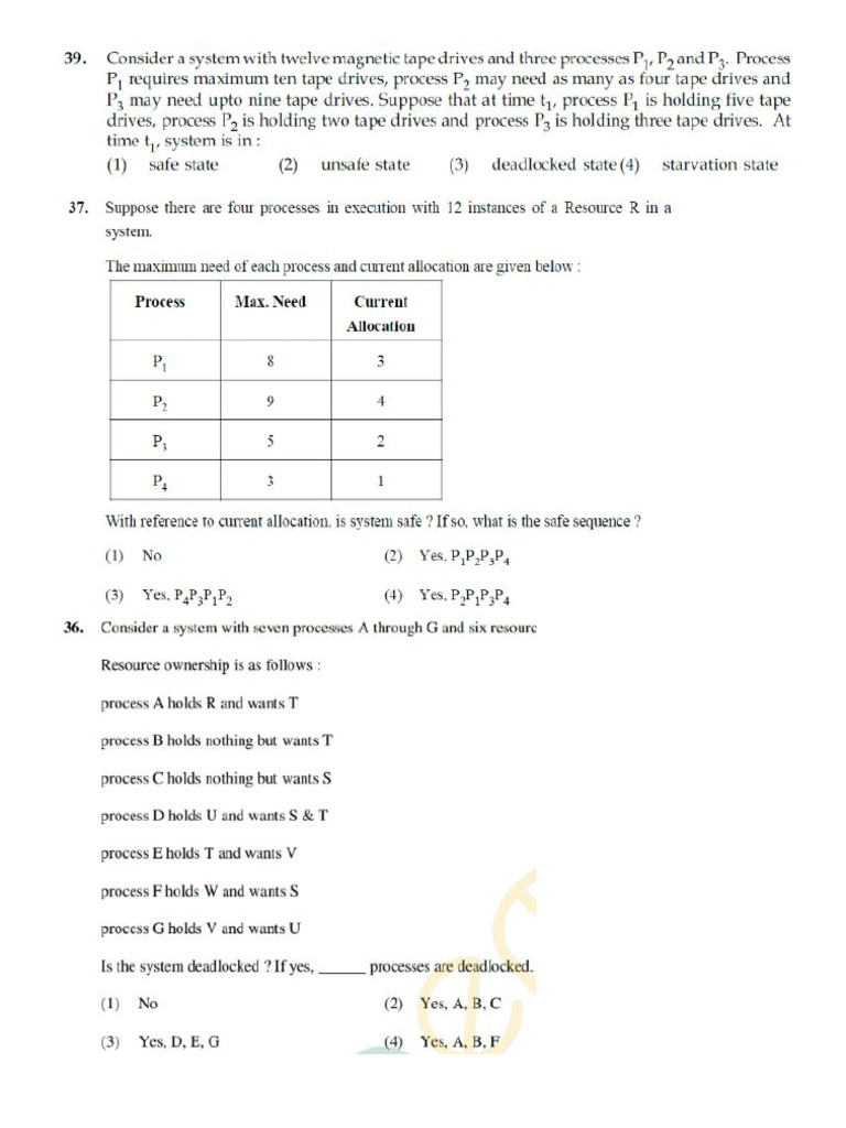 Deadlock | PDF