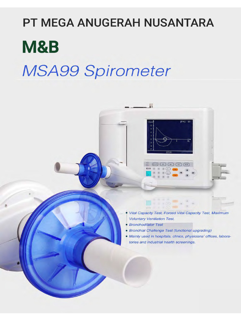 M&B Spirometri MSA99 | PDF