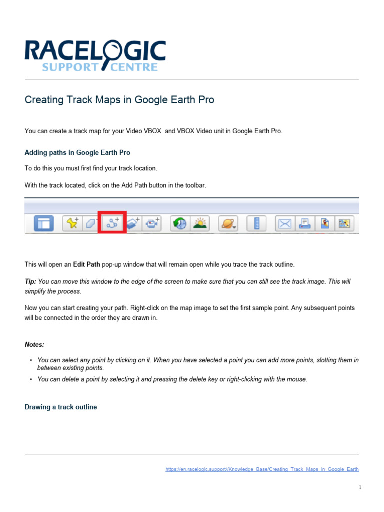 Create Paths in Google Earth Pro | PDF | Software | Computing