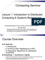 Distributed Computing Seminar