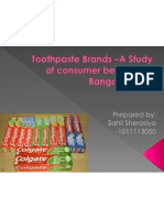 Indian Oral Care Consumer Purchase Decisions