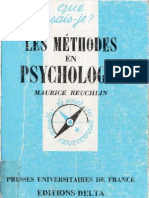 Les Méthodes - en - Psychologie