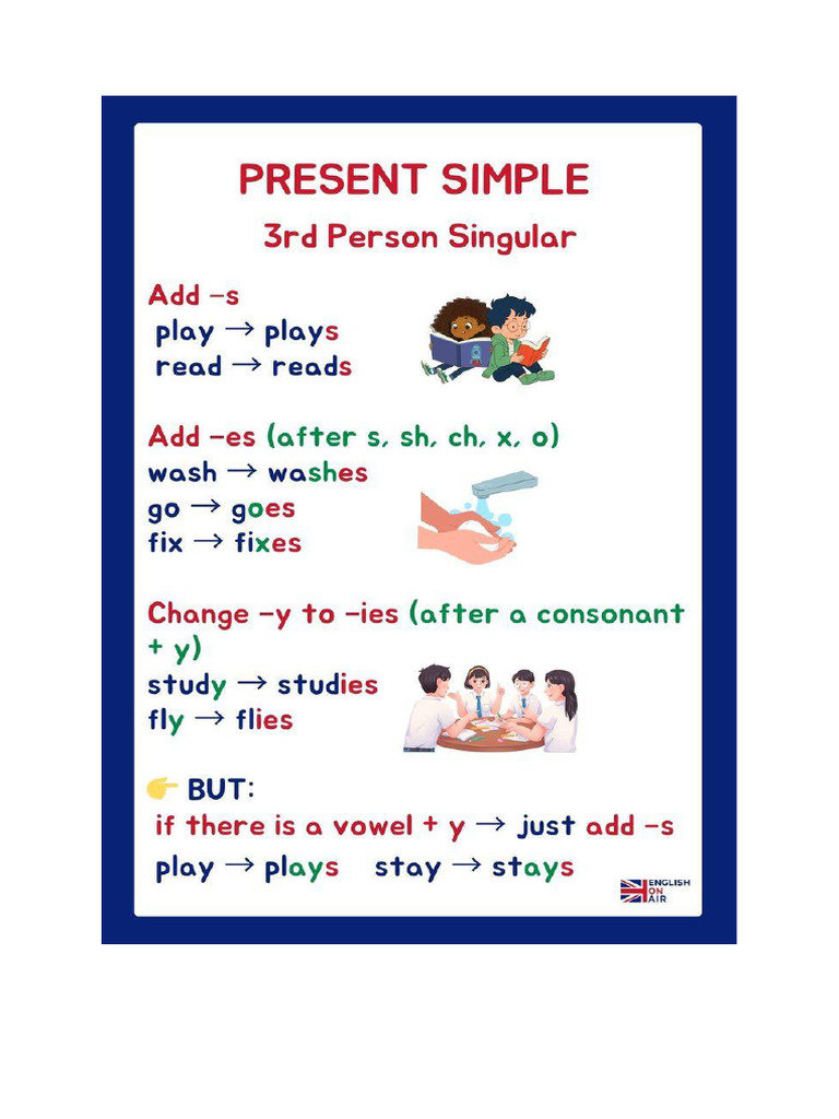 Daily Routine - Simple Present | PDF