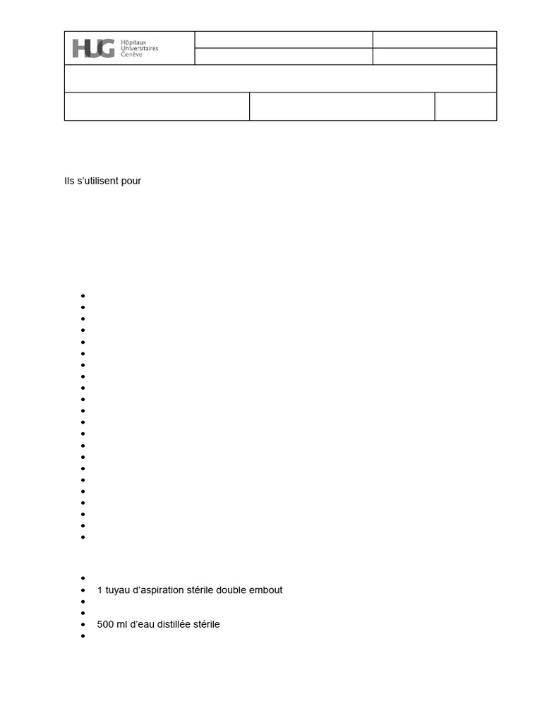 Pose de drain thoracique : procédure clinique | PDF | Allaitement ...