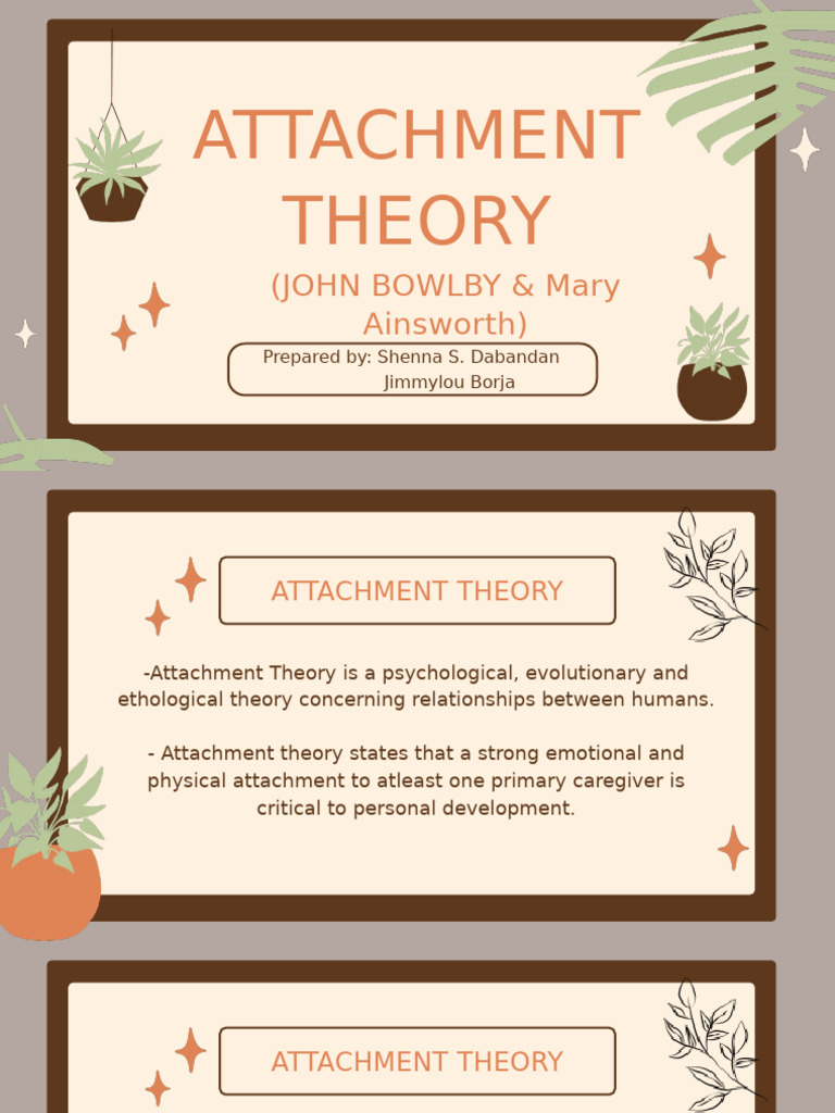 ATTACHMENT-THEORY | PDF | Attachment Theory | Social Psychology