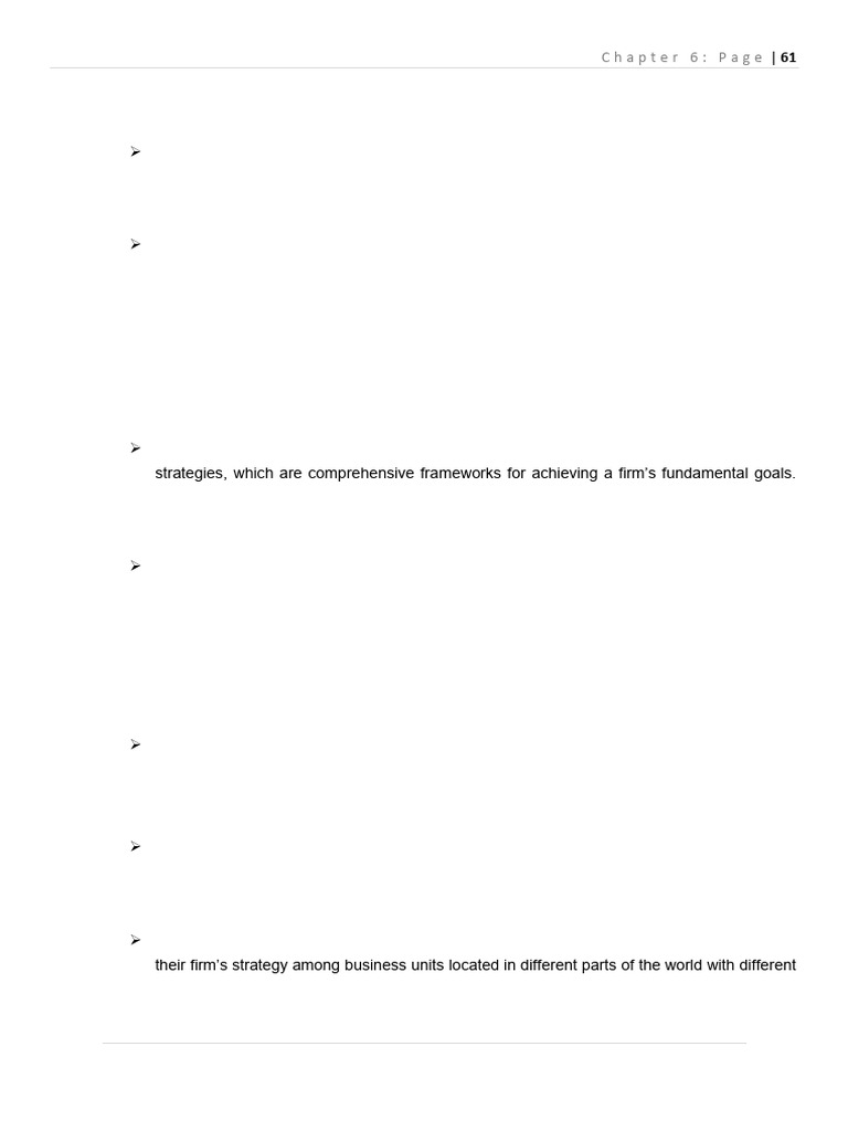 Nota Ib-Chapter 6 | PDF | Strategic Management | Swot Analysis