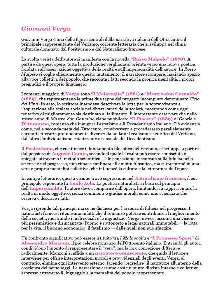 Verga | PDF