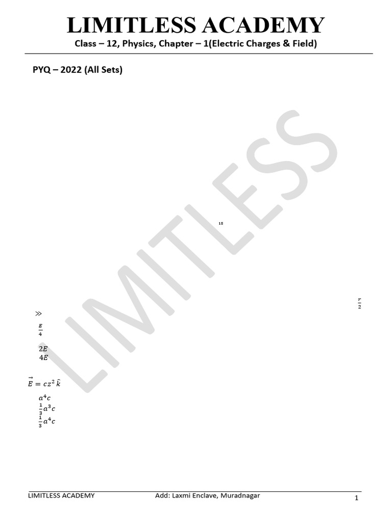 Chapter 1 PYQ 2022 | PDF