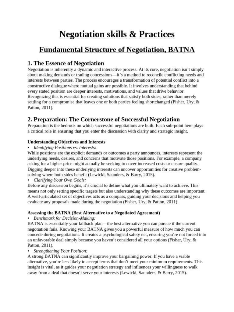 Negotiators' Communication Patterns | PDF | Negotiation | Communication