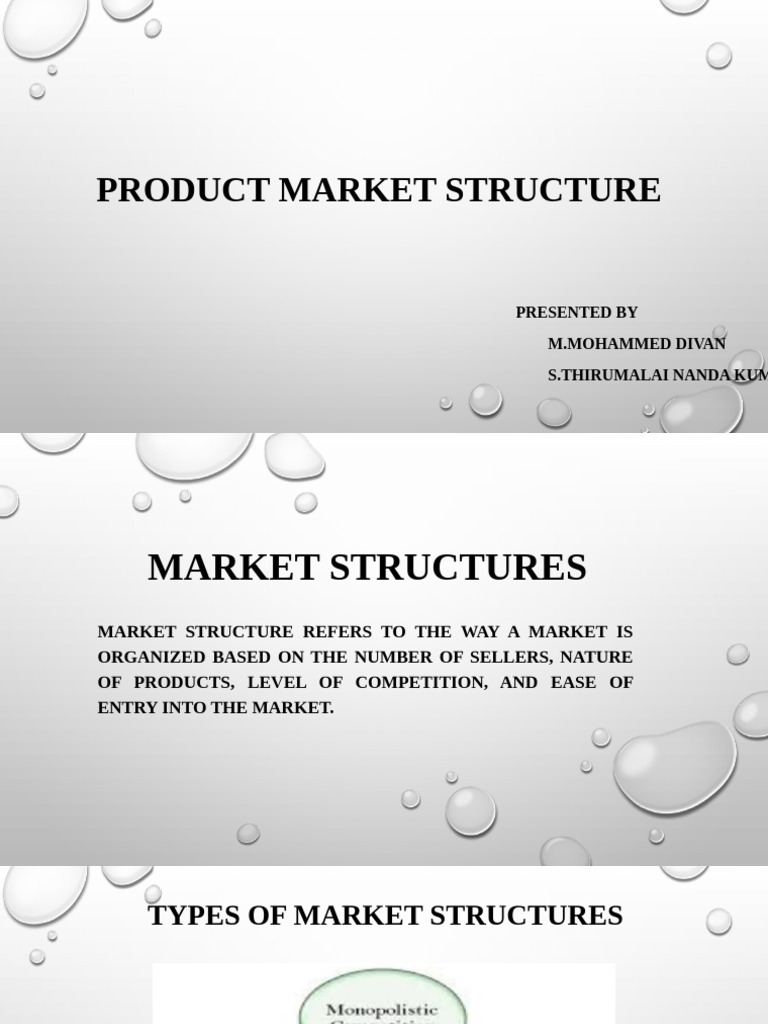 Product Market Structure 1 | PDF | Market (Economics) | Monopoly